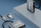 FEDUS USB Hub Type C Hub, USB C Hub, USB Type C to 4K HDMI adapter Converter, Type C to USB 3.0@5gbps Type a Converter With 65W Power Delivery for MacBook Pro/Air, iPhone, Phones, Tablets, Pc Computer