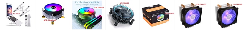 Brand new fans and heatsinks