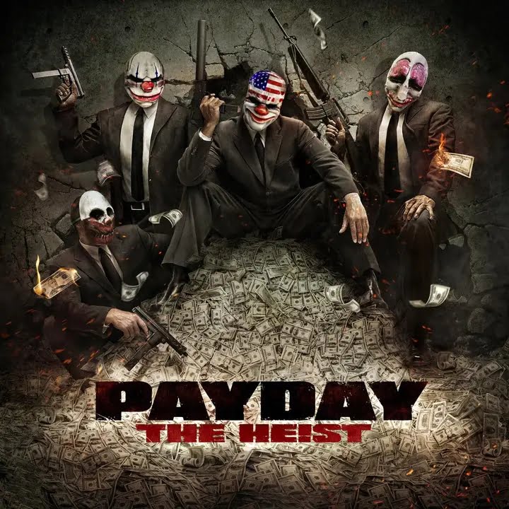PAYDAY THE HEIST Laptop Desktop Computer Game.