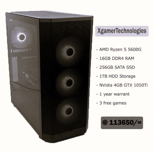 New AMD Ryzen 5 gaming mid tower computer PC