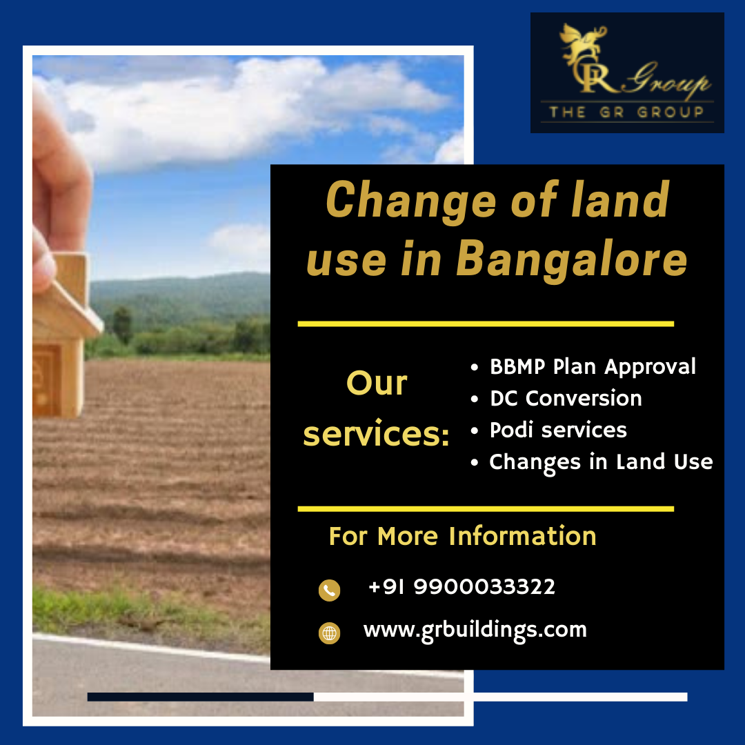 Change of land use in Bangalore