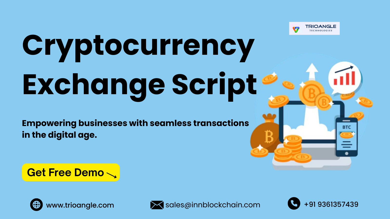 Cryptocurrency Exchange Script – Launch Your Own Crypto Exchange Today!