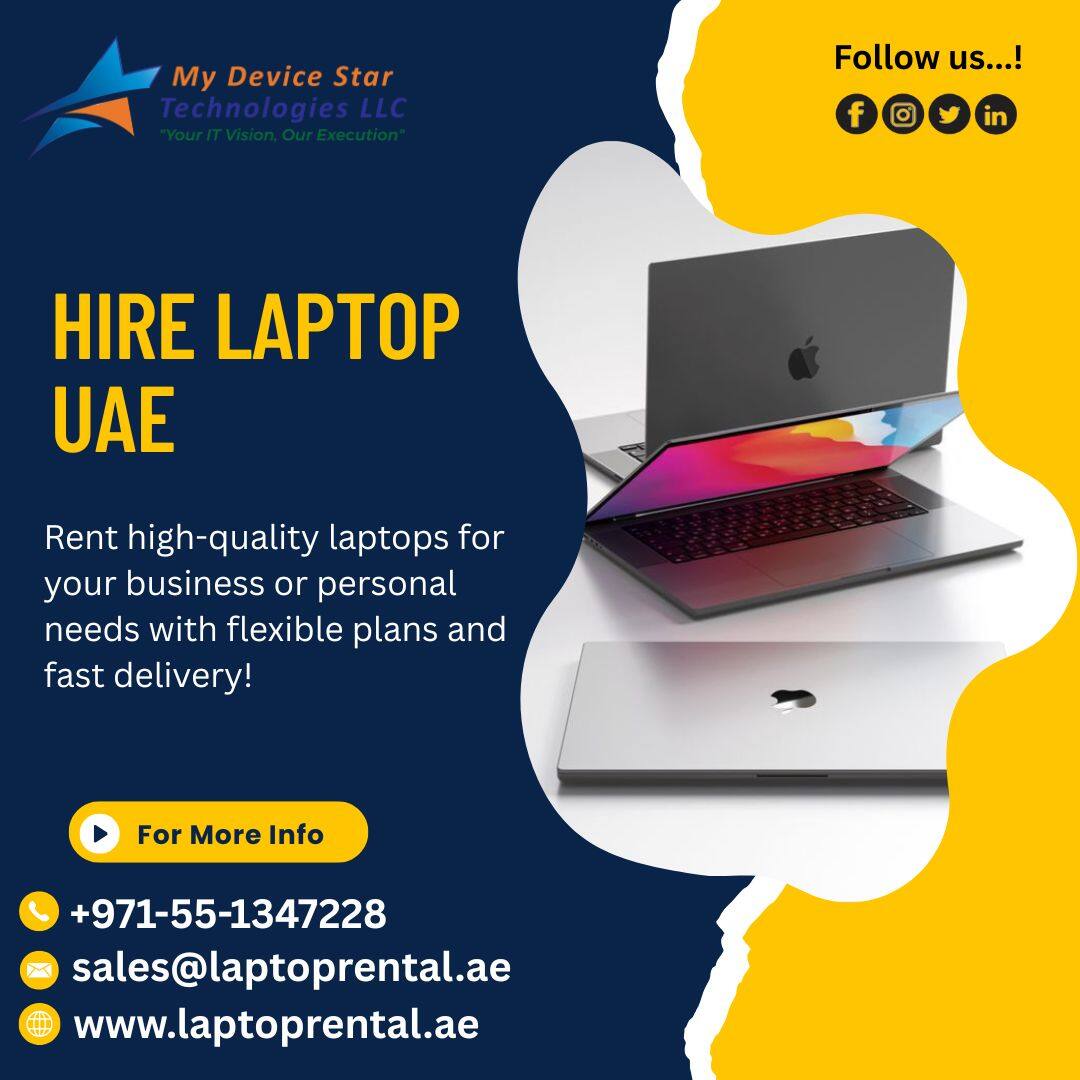 Which Laptops to Rent in UAE for Educational Institutes?