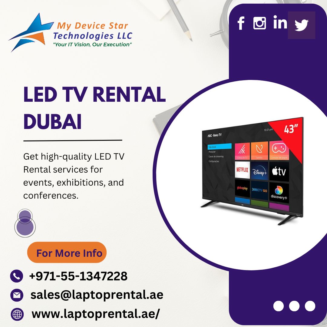 Will AI-Controlled LED TV Rental Dubai Impress Guests?