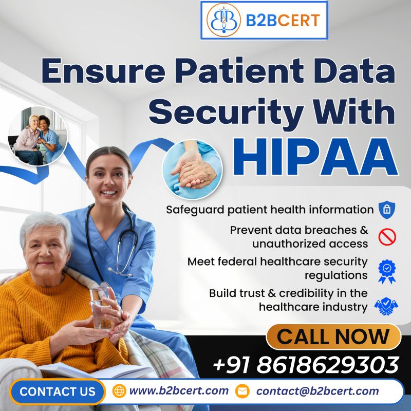Get HIPAA Certification in Chicago with B2BCERT Support