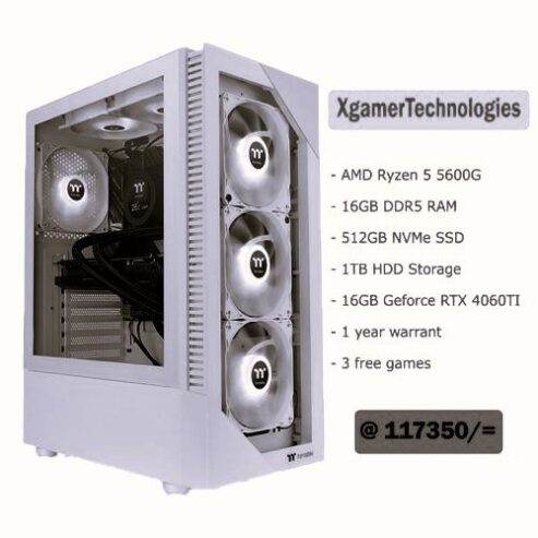 New AMD Ryzen 5600G mid tower gaming desktop PC