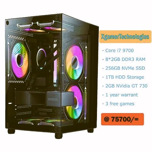 New custom Core i7 9700 mid tower computer