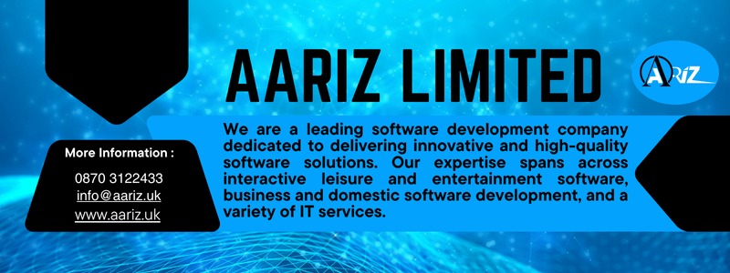 AARIZ Limited – Innovating Software Solutions for Business Success