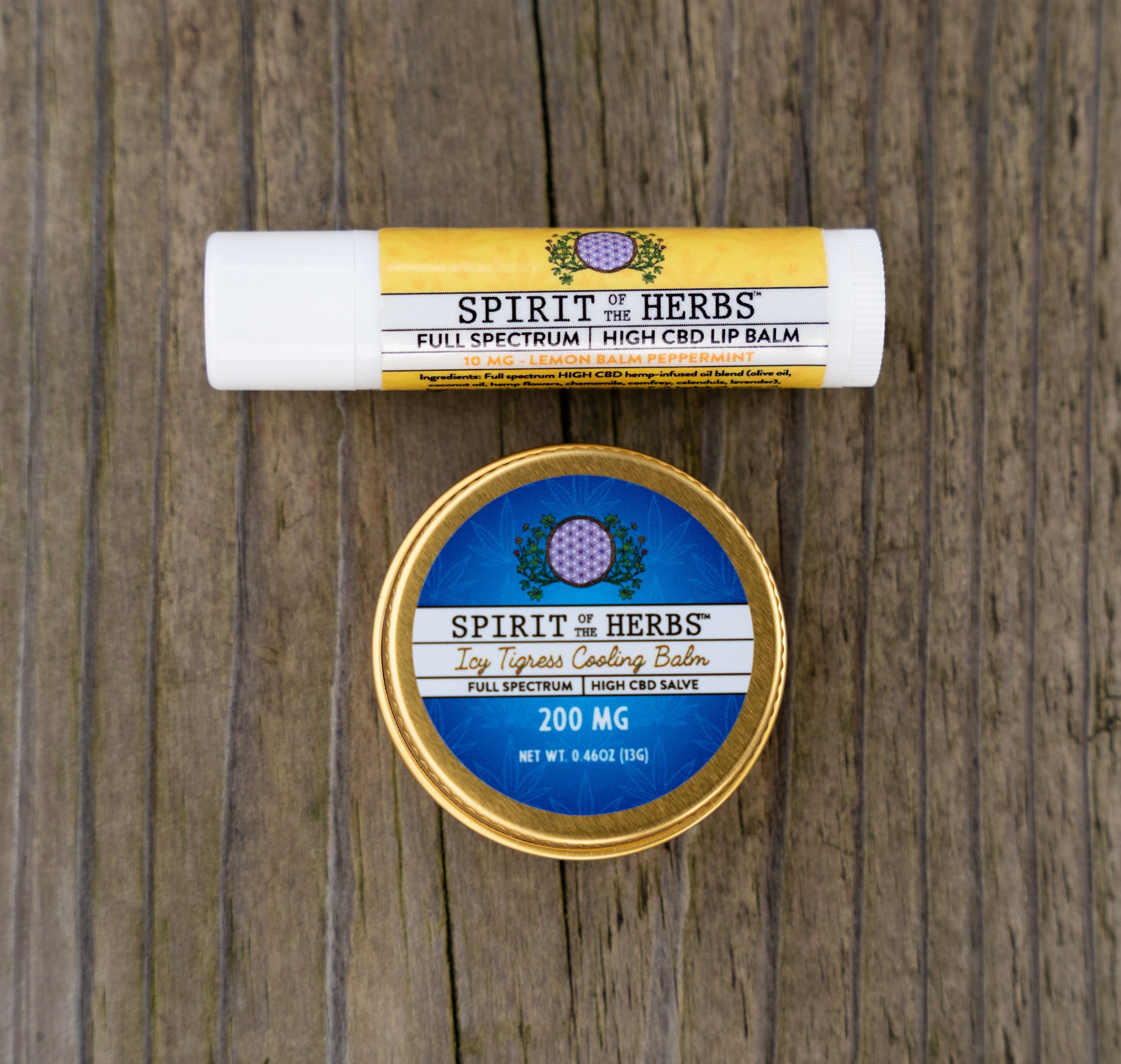 CBD Lip Balm & Mini Icy Tigress Cooling Balm Bundles