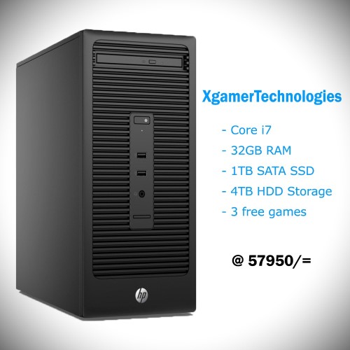 Certified core i7 HP microtower with 3 games free