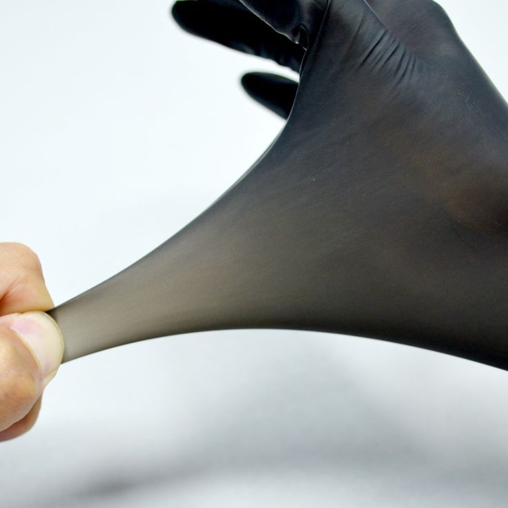 Black nitrile gloves Australia