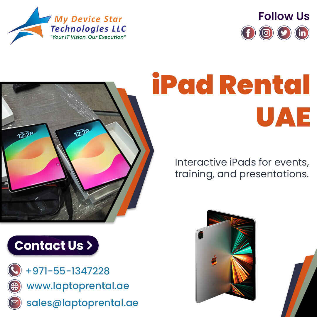 Why Do Event Planners Prefer iPad Rental in UAE?