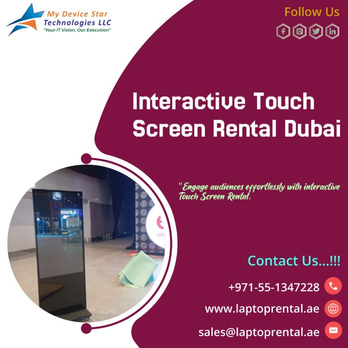 Why Are Schools in UAE Choosing Touch Kiosk Rentals?