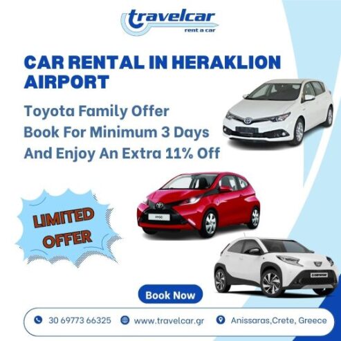 Car Rental At Chania Airport, Crete