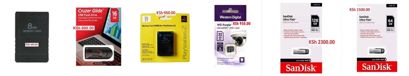 New memory cards and flash disks 0
