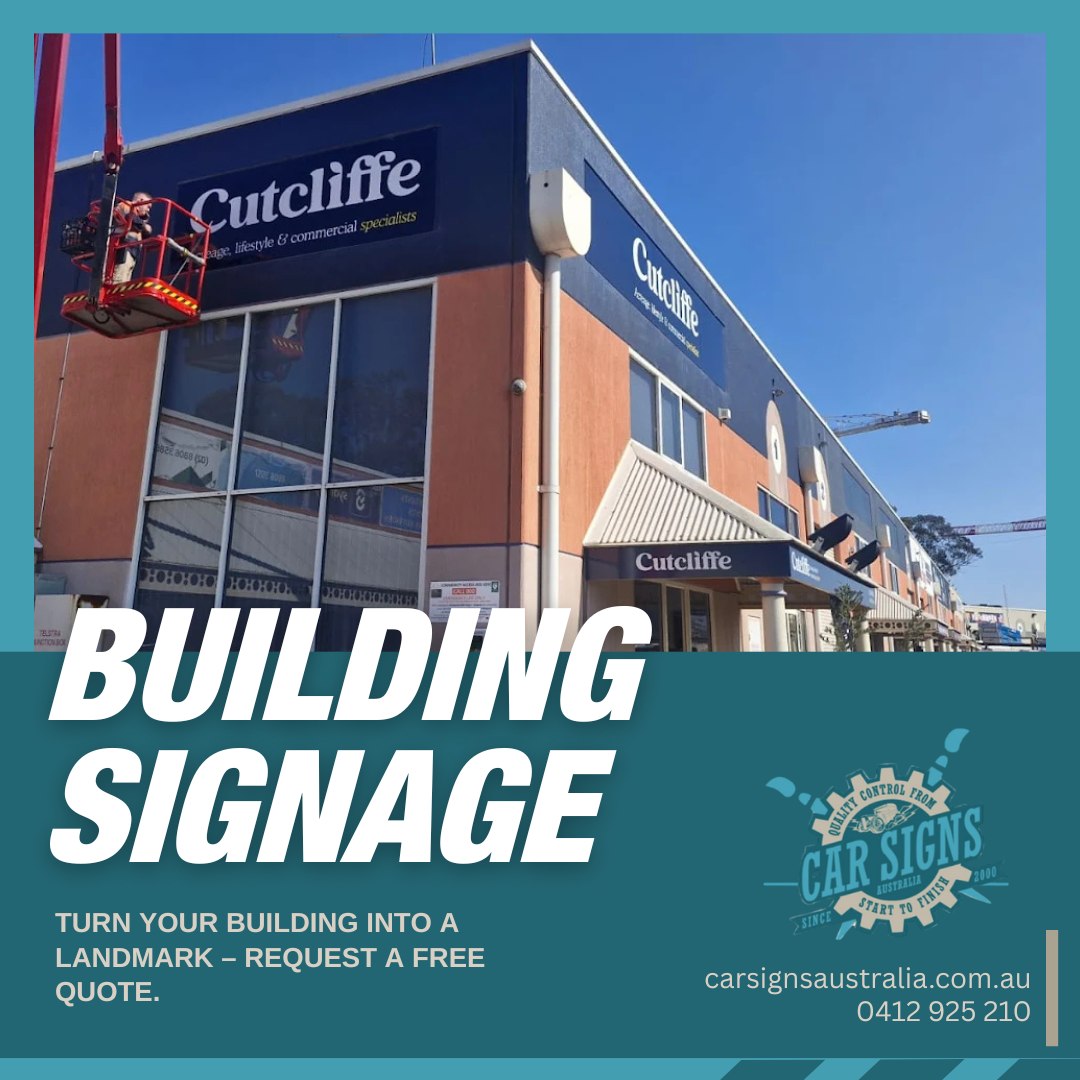 Shop front signage Sydney