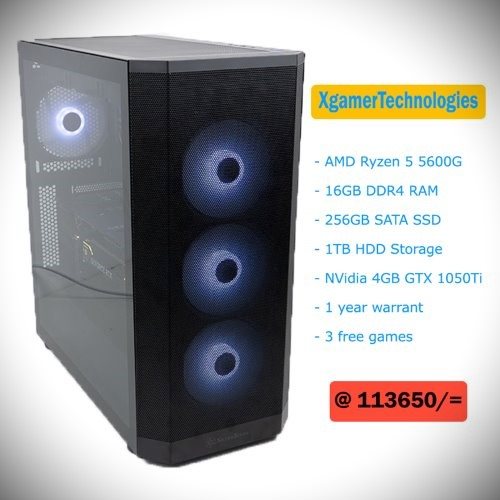 New mid tower AMD Ryzen 5 gaming desktop PC