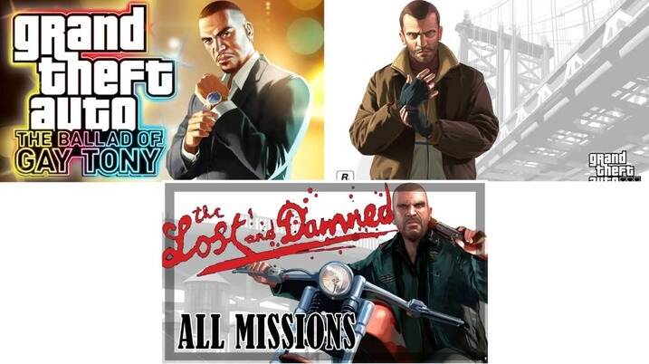 Grand Theft Auto 4 with DLCs