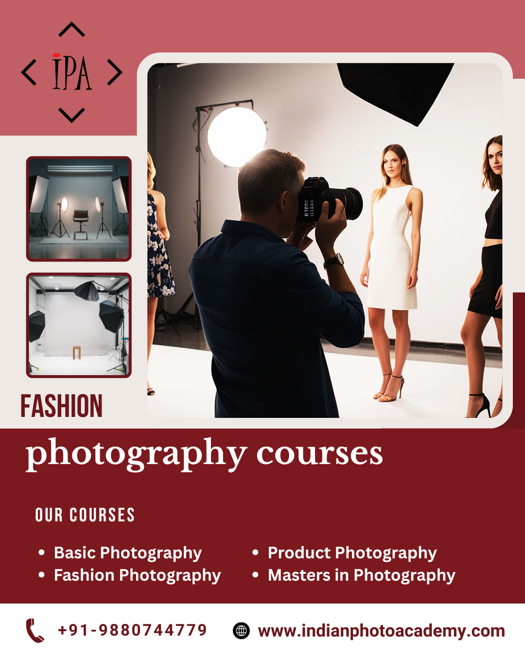 fashion photography courses in Bangalore