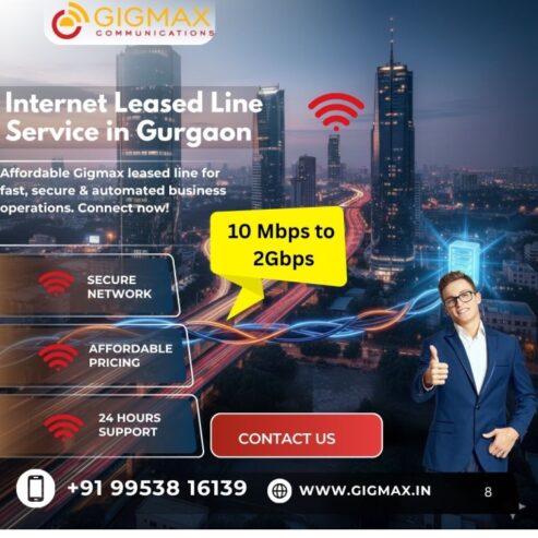 High-Speed Leased Line Service in Cyber City Gurgaon – Gigmax