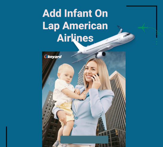 Can I add infant in lap american airlines via official site?
