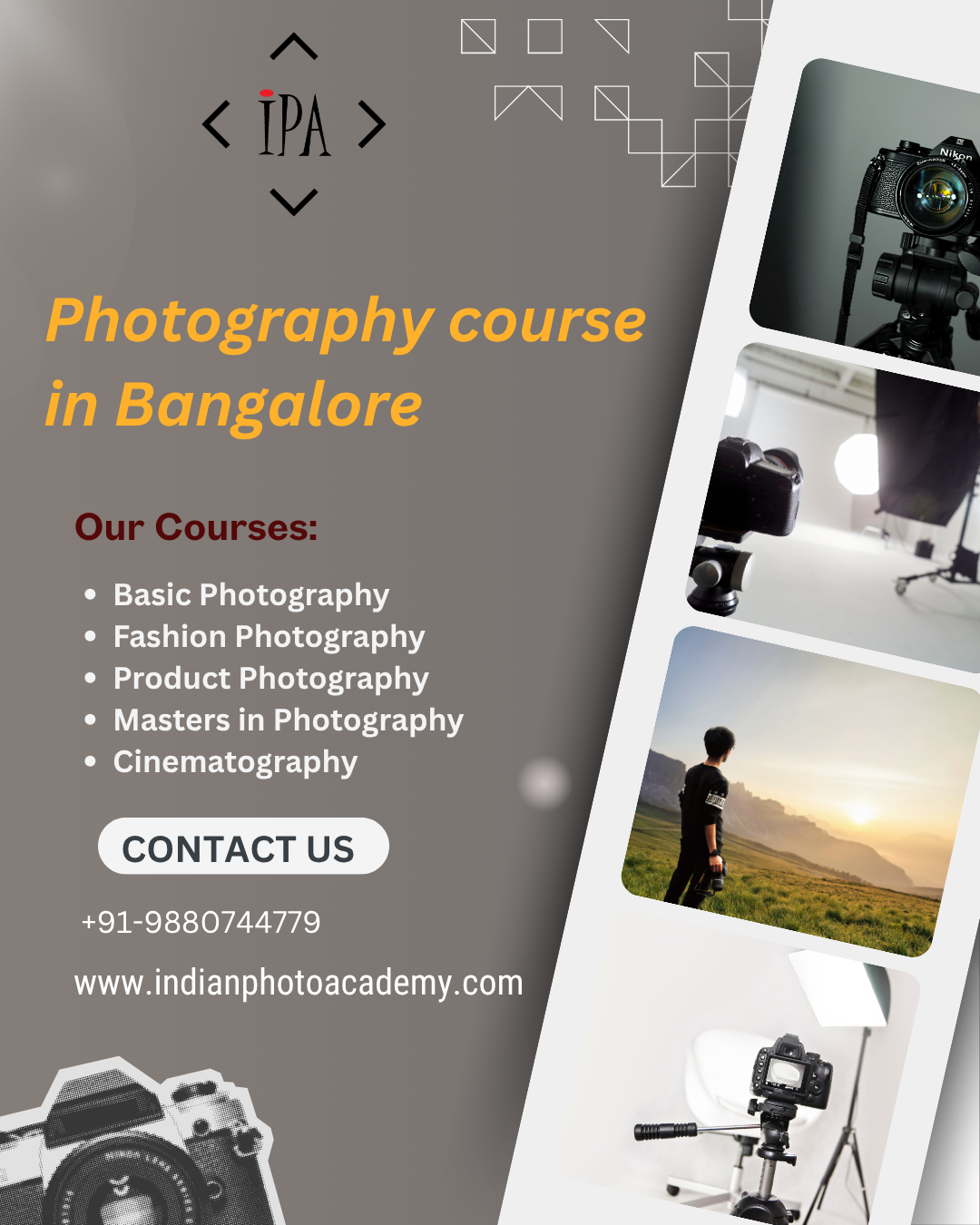 photography course in Bangalore