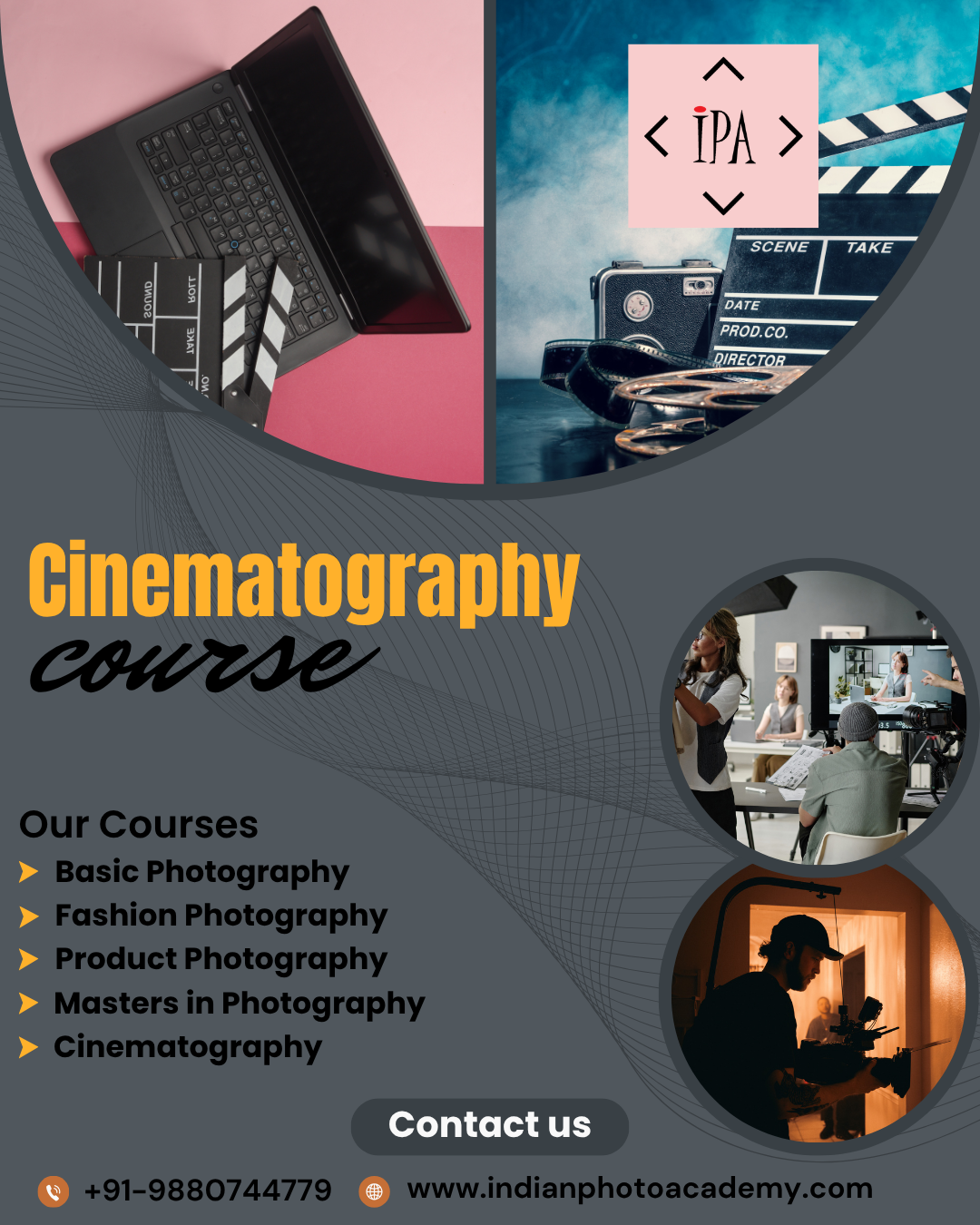 cinematography course in Bangalore