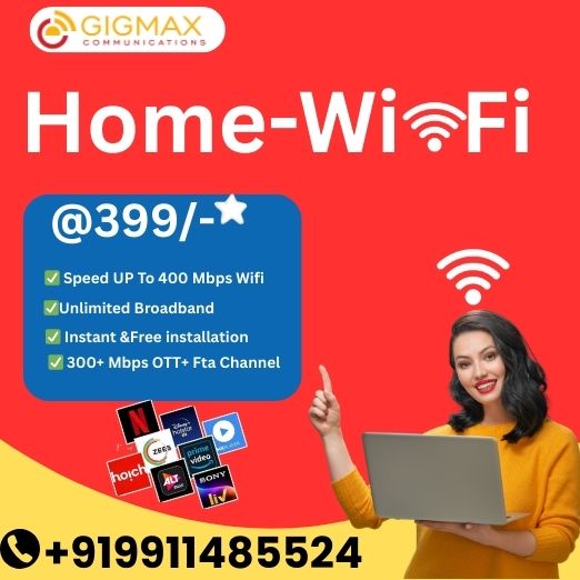 Best internet service provider in faridabad for home