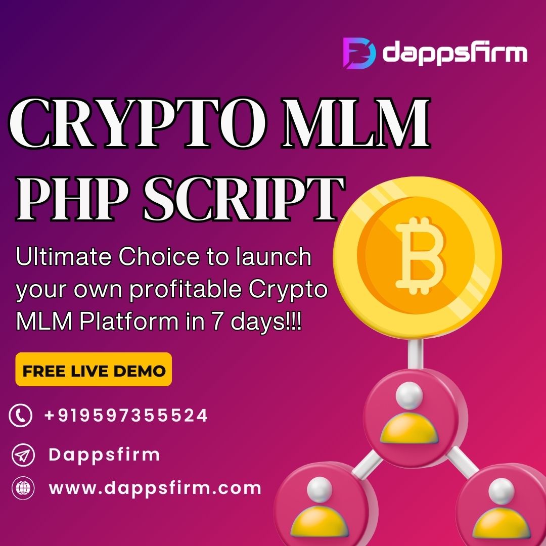 Profit-Focused Entrepreneurs Rethinking MLM Models with Crypto MLM PHP Script
