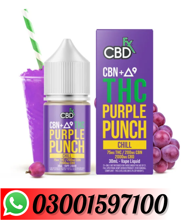 Vape liquid THC Juice Purple Punch Lahore – cbdfx In Pakistan-03001597100