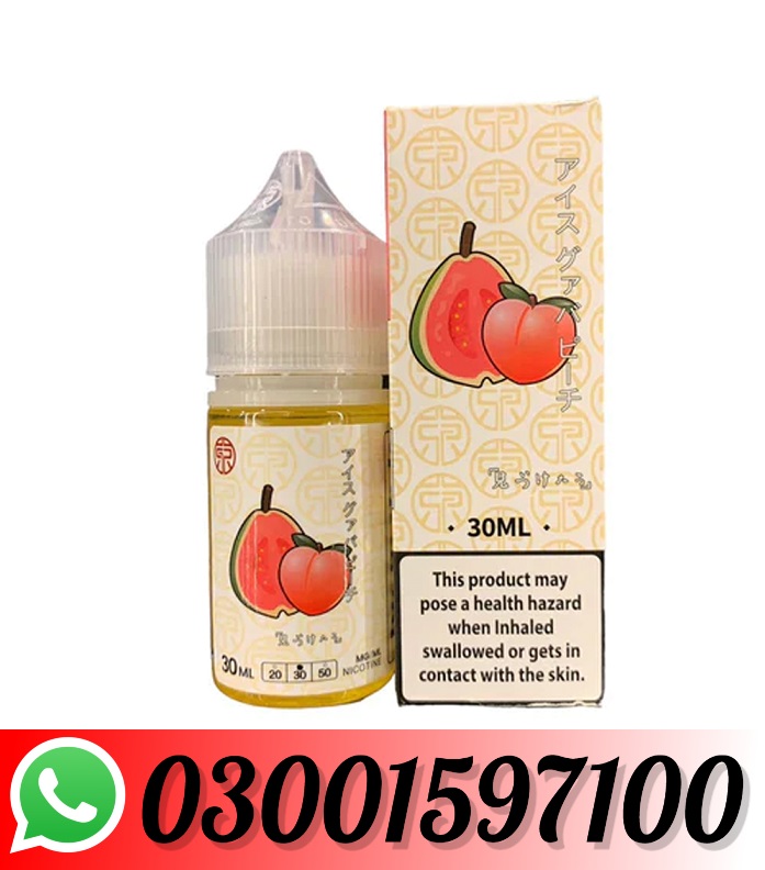 Iced Guava Peach By Tokyo Salt 30ml Price In Pakistan-03001597100
