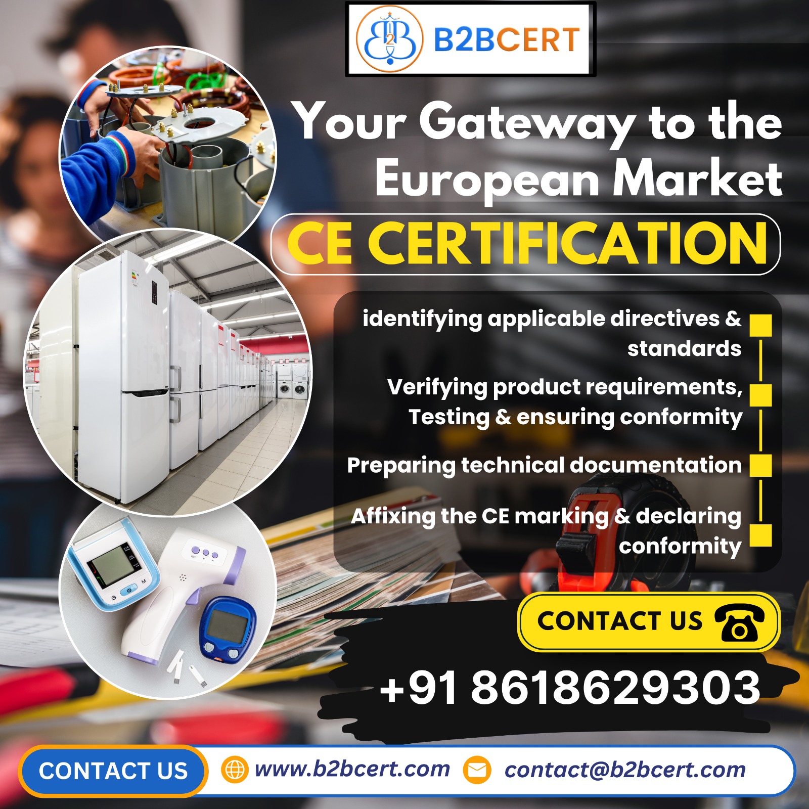 CE Certification in Bangalore – Enter European Markets with Confidence