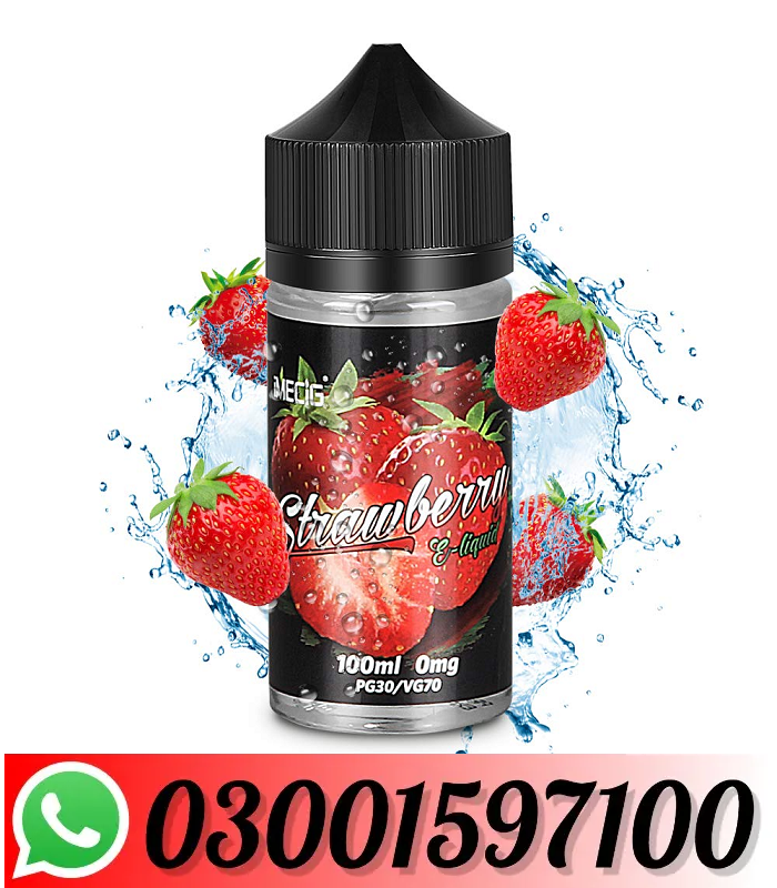 Strawberry Vape Juice 100ML Price In Khuzdar – {03001597100}