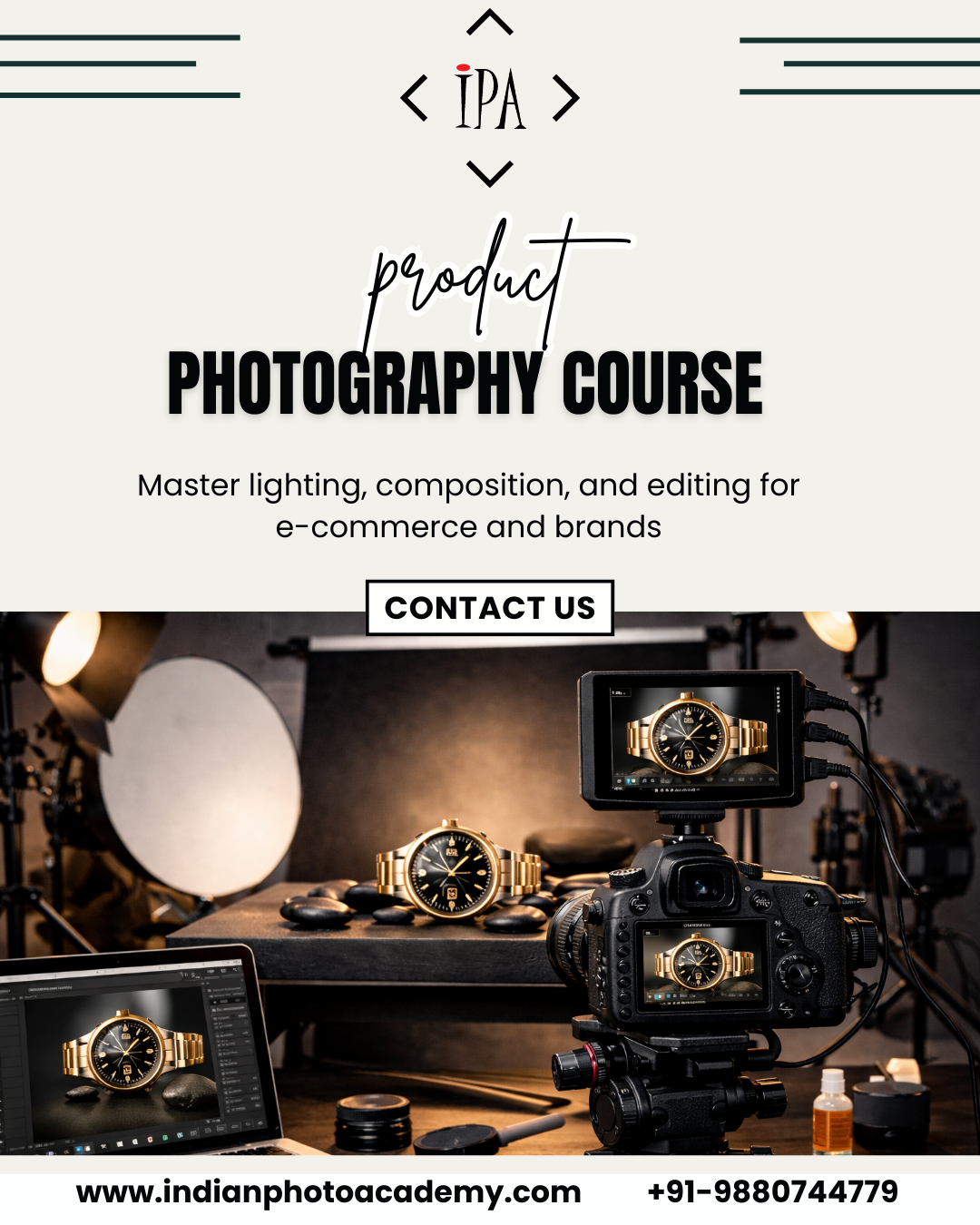 product photography course in Bangalore